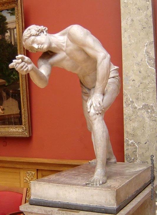 Парень, играющий в бабки. 1836
