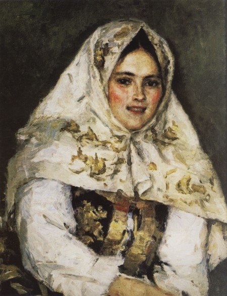 Сибирская красавица. Портрет Е.А. Рачковской. 1881
