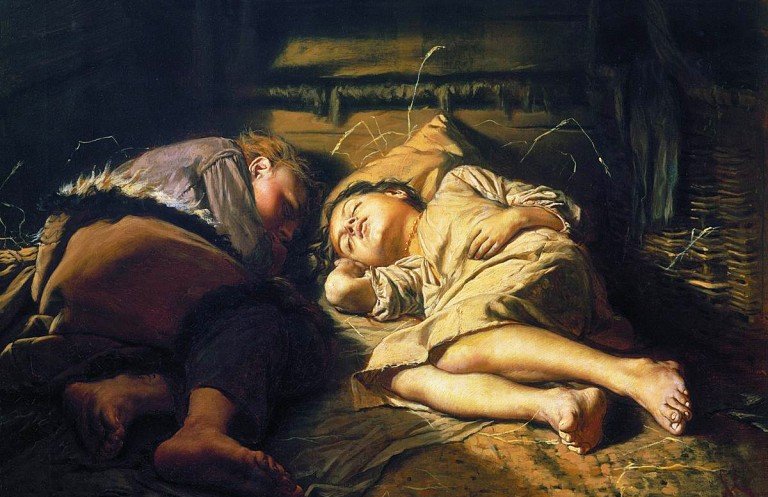 Спящие дети 1870
