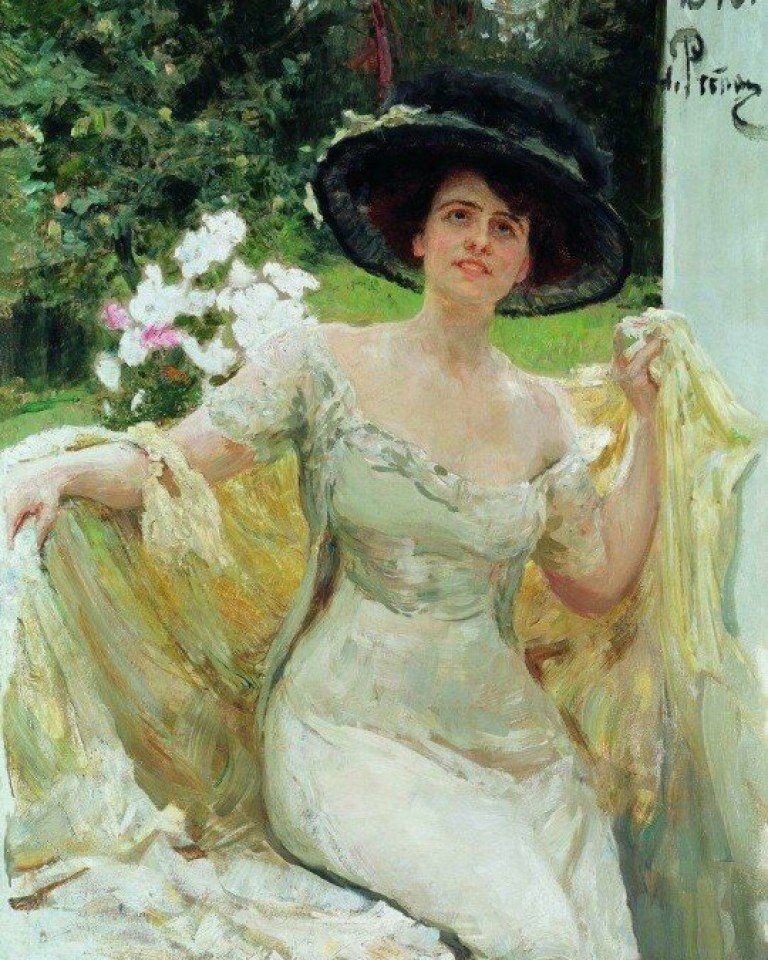 Портрет артистки Беллы Горской 1910
