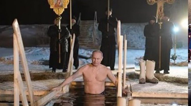 Ежегодно купается в Крещение Президент России Владимир Путин.
