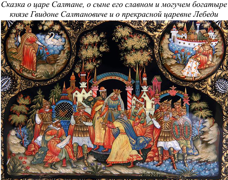 Сказка о царе Салтане, о сыне его славном и могучем богатыре князе Гвидоне Салтановиче и о прекрасной царевне Лебеди
