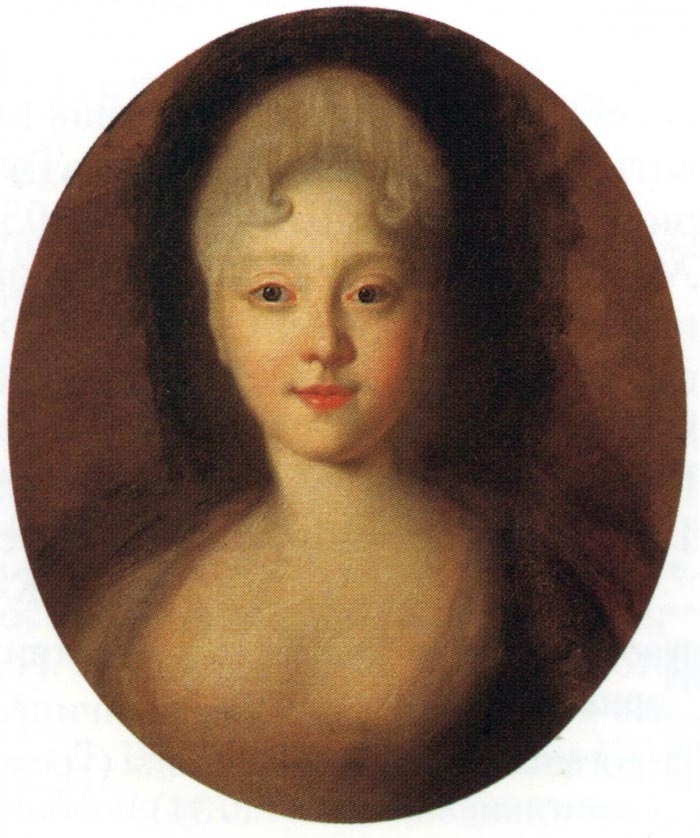 Портрет цесаревны Елизаветы Петровны 1720-е
