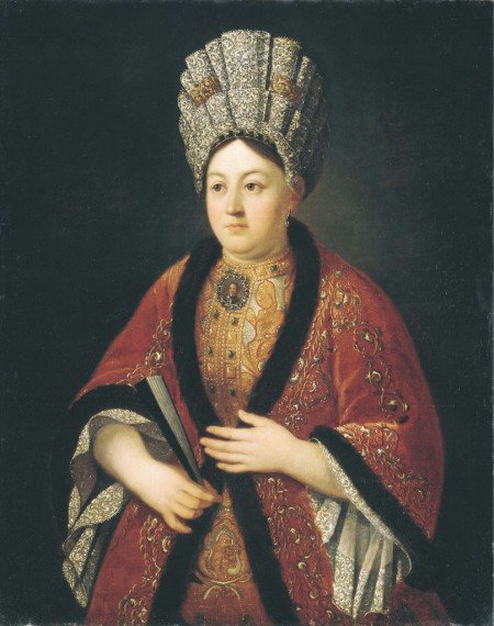 Портрет баронессы М.Я. Строгановой 1721 – 1724
