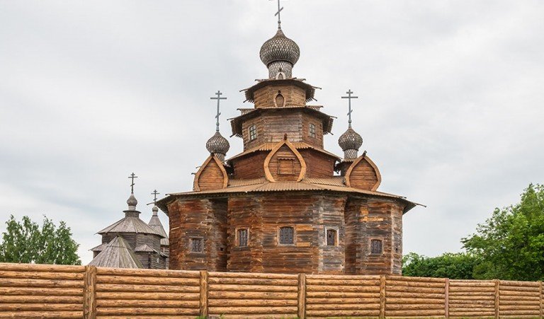 Церковь Спаса Преображения из села Козлятьево. 1756 г.  
